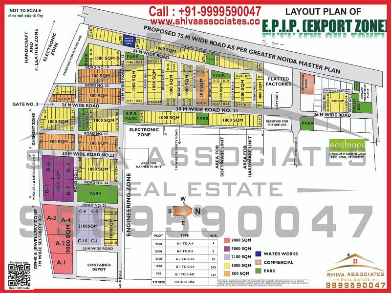 E.P.I.P Export Zone HD Map Layout Plan of E.P.I.P Export Zone | Shiva ...